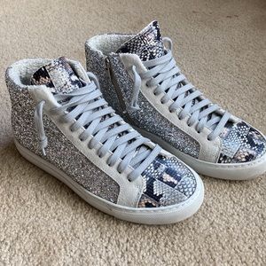 P448 sparkle sneakers size 38